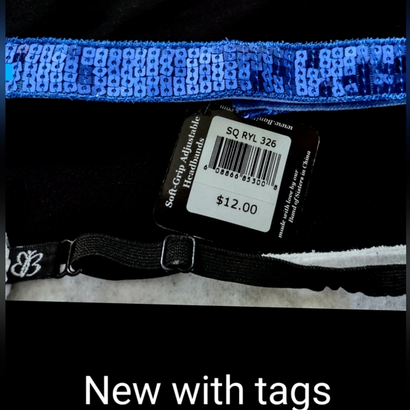 Sparkling Sequins Bani Bands Elastic Headbands NWT - Picture 9 of 15